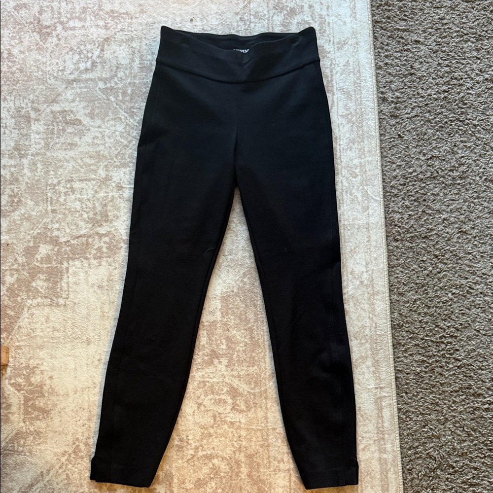 Express Women's Black High-Waisted Pants